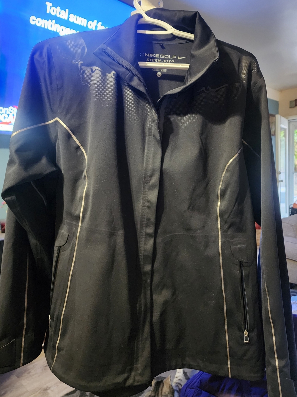 Nike Golf Storm-Fit Women's Black Jacket Sz Lrg